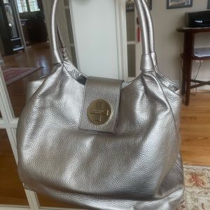 Kate Spade gold leather handbag perfect!
